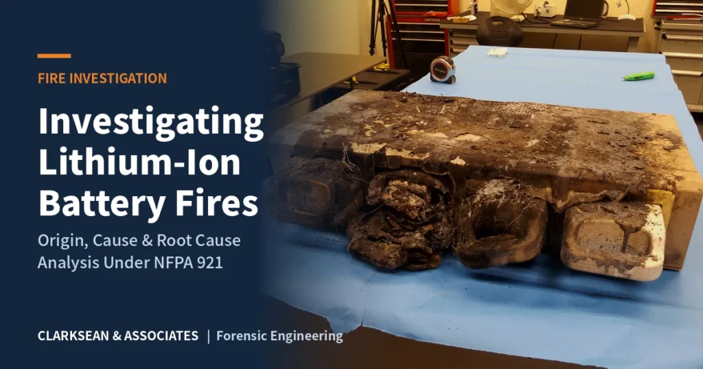 Investigating Lithium-Ion Battery Fires